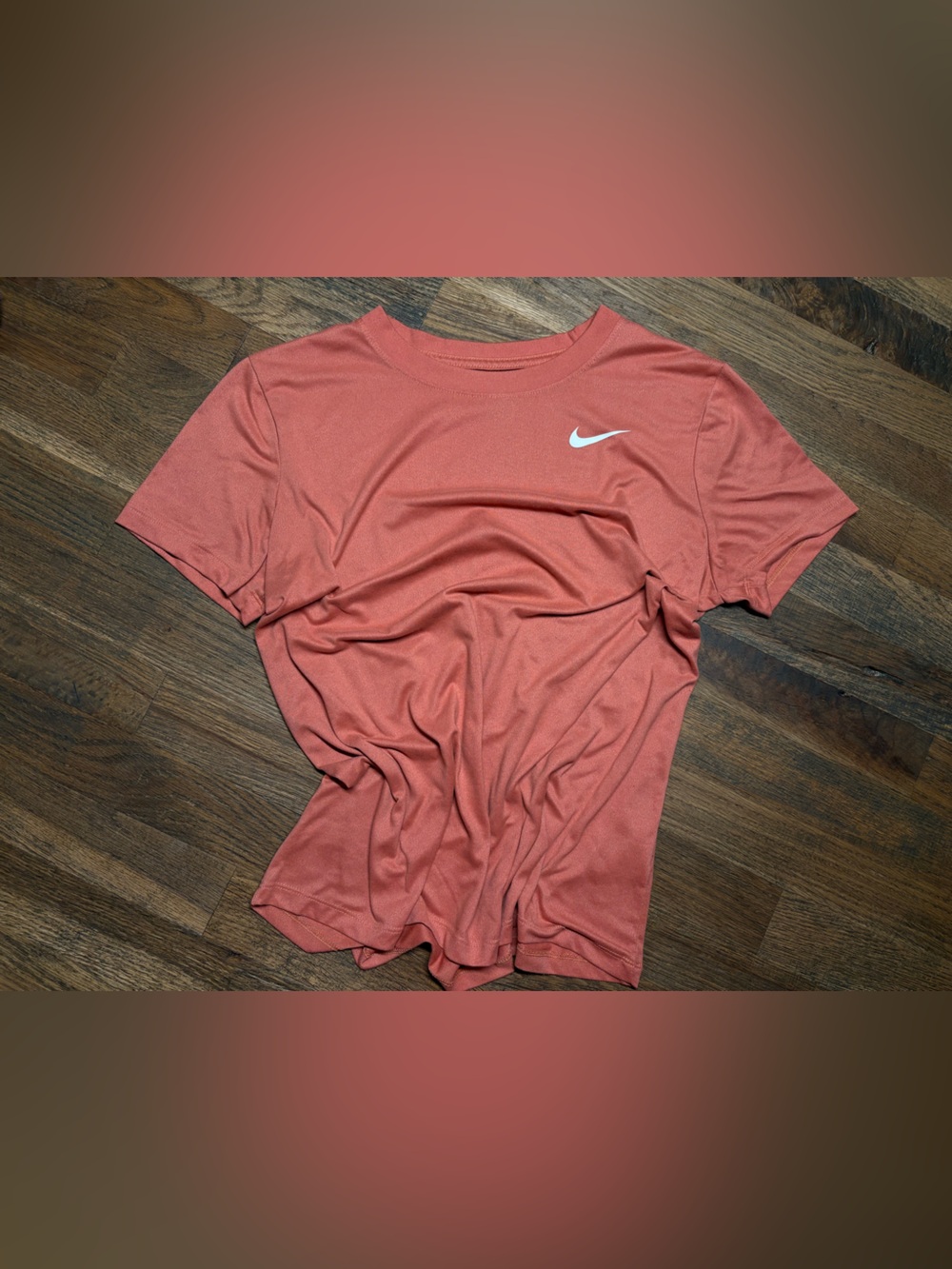 Nike Women's Short Sleeve Tee in Rust